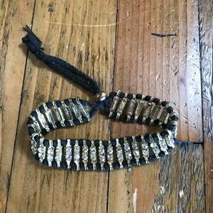 Noonday Collection black handcrafted bracelet